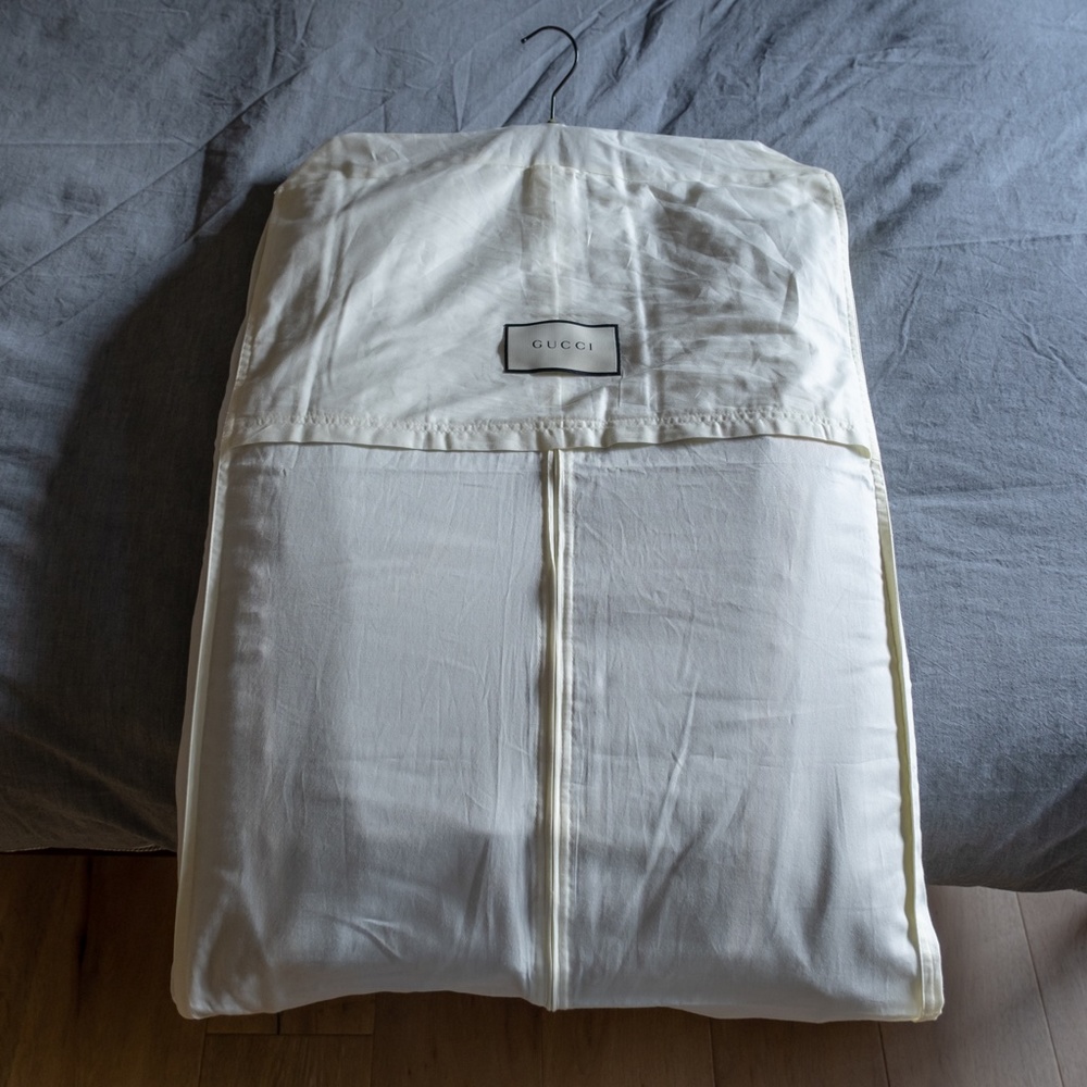 Gucci x Disney Men's Bomber Jacket Navy with Huey, Dewey and Louie Patch Size 48 - Picture 8 of 8